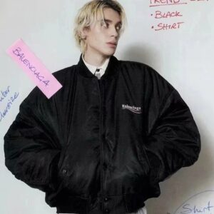 Balenciaga BLCG Cola Flight Cotton Suit Down Jacket Upper Body Effect#