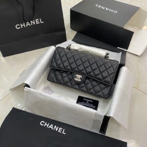 Medium CF Classic Black ▪️ silver buckle