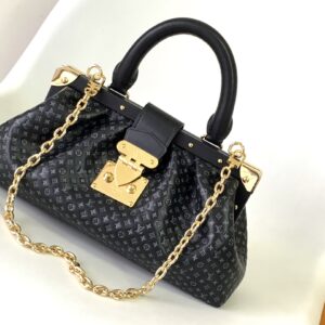 M22326 Black M22325 Blue M22327 Watermelon Red Full Leather Cloud Bag Series Monogram Clutch Bag