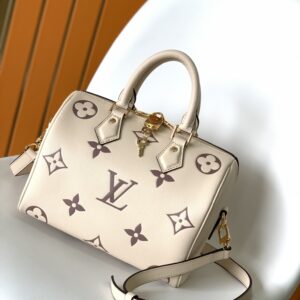 Top Original M58947 Black M58948 White M58949 Apricot Speedy Bandoulière 25 Bag