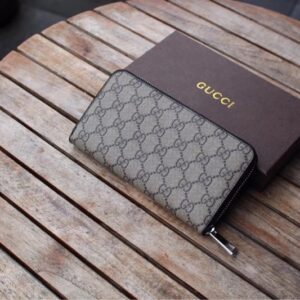 (Batch)【Original Order】Gucci GUCCl!!️【Model】G212116 Small Zipper Wallet【Size】19-10-2.5 cm【Color】Brown High-end Quality【Material】