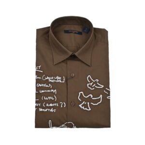 Louis Vuitton embroidery elements long-sleeved shirt is made of original and authentic mold custom 80 shirt fabrics, and embroidery pieces have been tested many times  Achieve the same as the original embroidery position - than a positioning cutting machine The upper bo