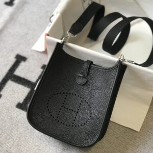 "Black" Mini Evelyne.  Perfect machine sewing 18cm