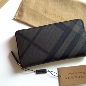 💰 Top original goods 2021 latest style Burberry men's wallet, hot new shipment pull (physical photography, no added effect) top imported first layer cowhide