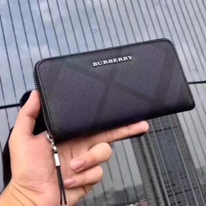, the top latest style men's wallet, hot new shipment pull (physical photo, no added effect) Model 53708 Color: Black Blue, Size: 19-10-2 cm🎁 with box